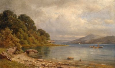 Der Wörthersee bei Velden von Gottfried Seelos